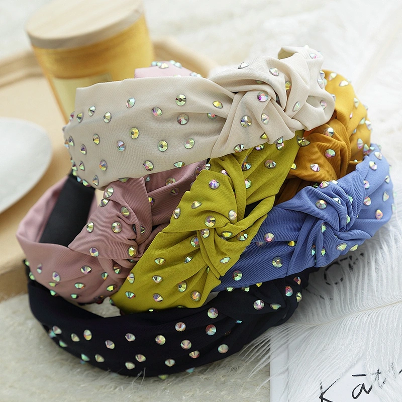 European and American fashion headbands  2020 rhinestone headbands designer headbands for girls hair accessories