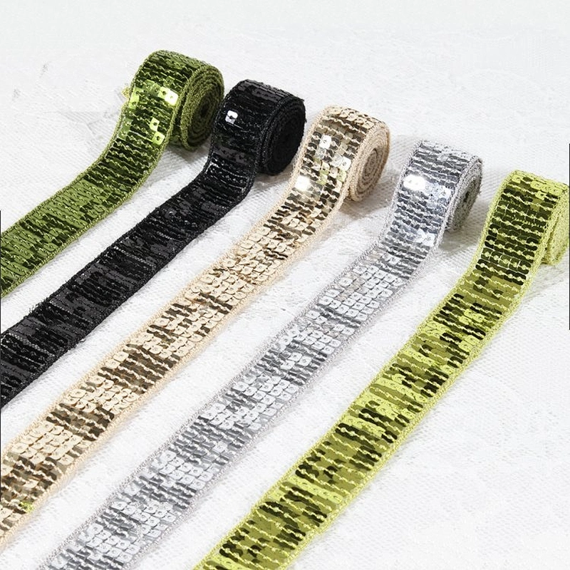 2.2cm width mini sequin trim tape wholesale