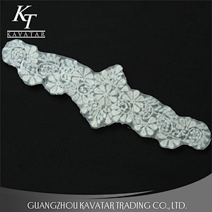 Handmade Fashion Embroidered Bead And Stone Appliques For Bride Wedding Evening Dress