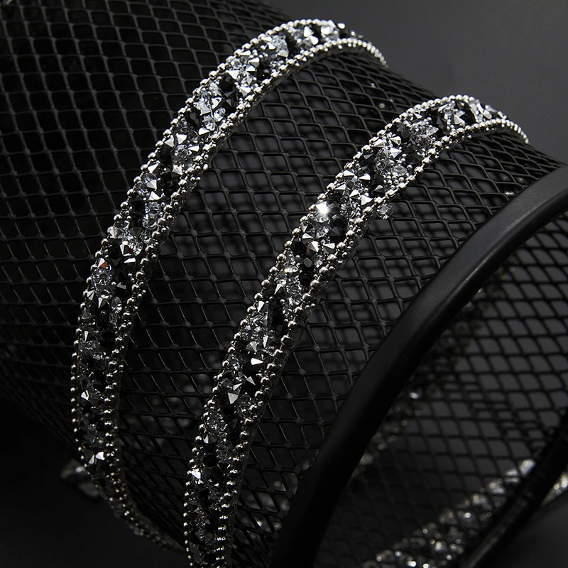 Kavatar Wholesale Hotfix Trim for Trimming  Garment Accessories Fashion Labeling Clothes Designs Sew On Iron on Trims