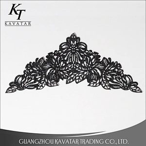 Custom design glitter iron on dokoh glitter patches applique