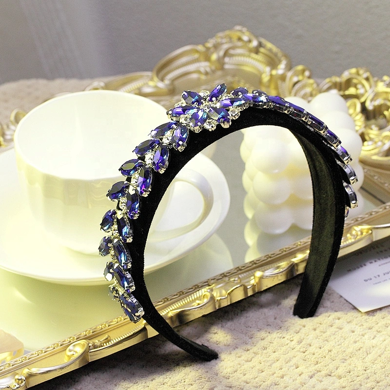 china Headbands for women 2020 european and American minimalist hair band  rhinestone headbands baroque headbands