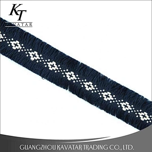 Wholesale Customize Flowers Embroidery Ribbon And Tassel