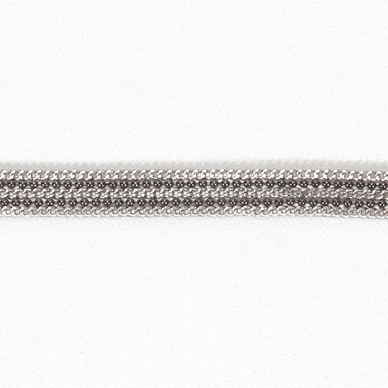 Chinese Supplier Decorative Hot Fix Accessories Chain Edging Clothing Trim for Garments Shoes