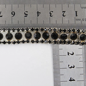 fashion embroidered gold bead lace trim  beaded trim by the yard for bags