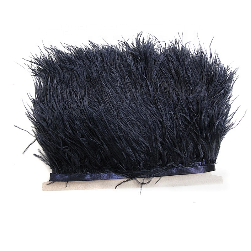 KAVATAR High quality ostrich feather decoration dress dress shoe hat ribbon feather decoration party trim craft