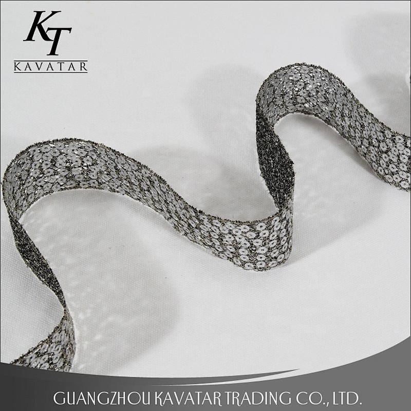 Cheap kavatar Sequins Garment Tapes Lace Trim Tibbon