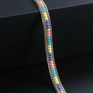 Kavatar Wholesale Hotfix Trim Cube Colors Design Fashion color and design easy transfer For Clothing Iron on Trims