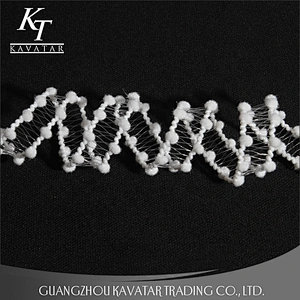 Kavatar 2019 New Style Design Mini pompom Lace Decoration For Garment