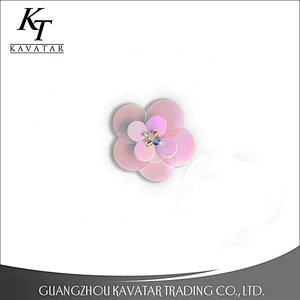Custom 3D Applique Embroidery Flower Patches