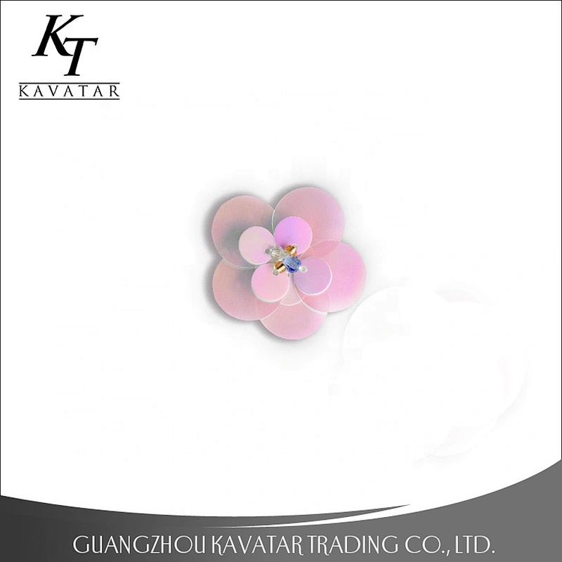 Custom 3D Applique Embroidery Flower Patches