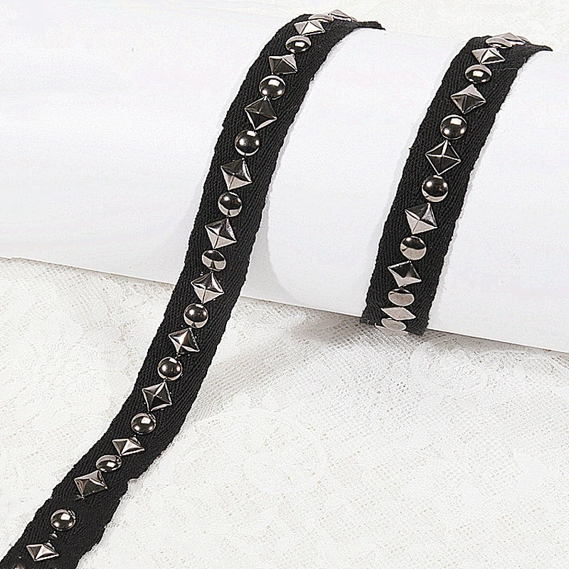 Kavatar wholesale custom black polyester decoration tape trim with Copper