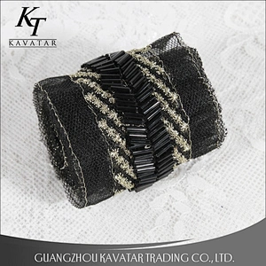 New Arrival Handmade Beaded Lace Trim For Wedding Dress