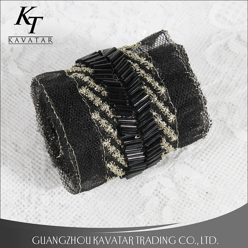 New Arrival Handmade Beaded Lace Trim For Wedding Dress