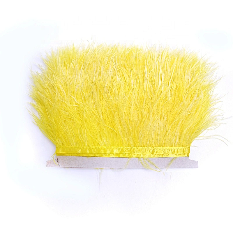 KAVATAR High quality ostrich feather decoration dress dress shoe hat ribbon feather decoration party trim craft