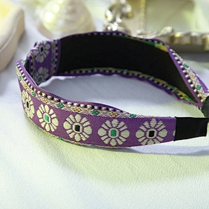 Fashion headbands 2020 Euramerican style Korean retro Chinese style national style wide edge hair band  girls headbands