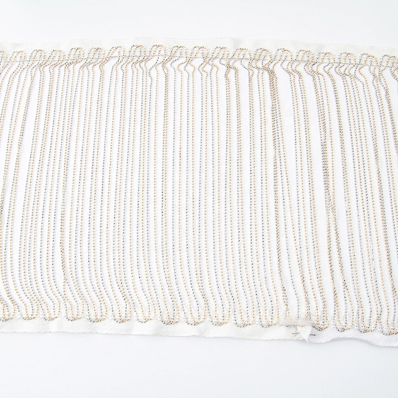 bead fringe fringe rhinestones beaded fringe trim crystal