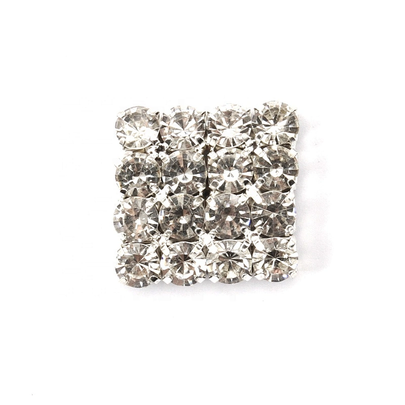 Kavatar Cheap Wholesale Fancy Round Diamante Crystal Rhinestone Buttons
