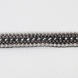 Decorative Black Rhinestone bling bling decorative rhinestone trim Hot fix Trim with  Beads