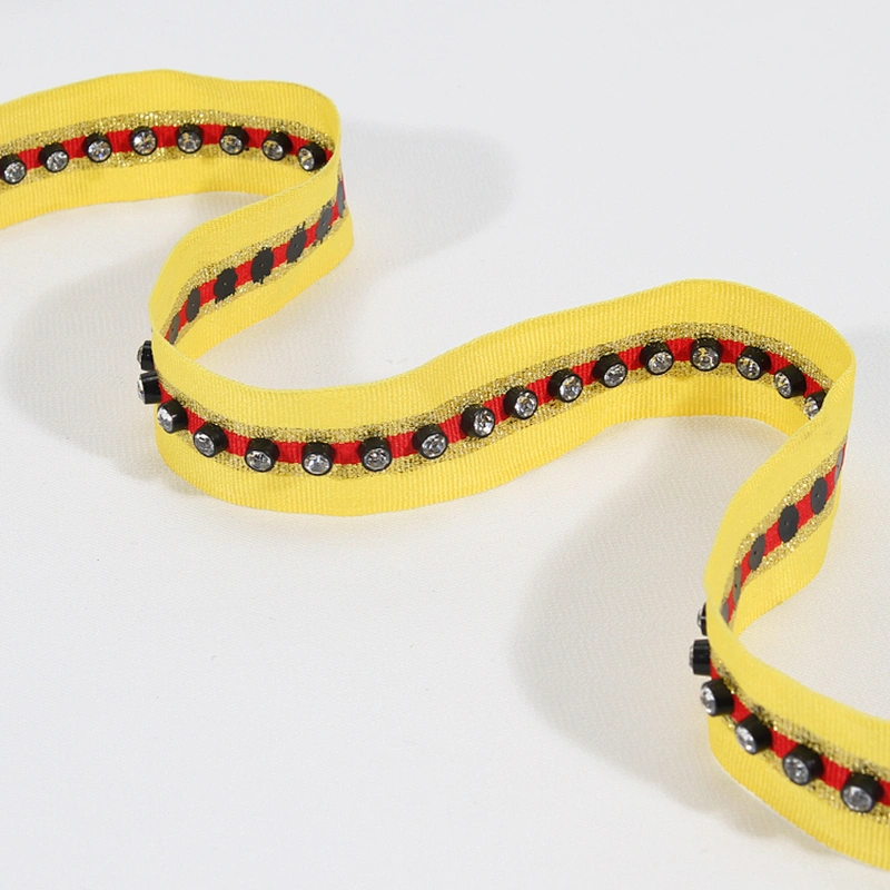 New beads tape trim for decorative garment