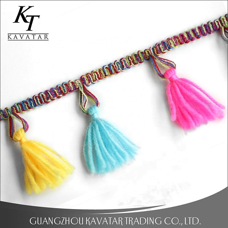 Kavatar Wholesale Various Colors Tassel Fringe For Curtain