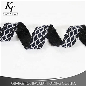 Decorative Moire ribbon Red woven ribbon