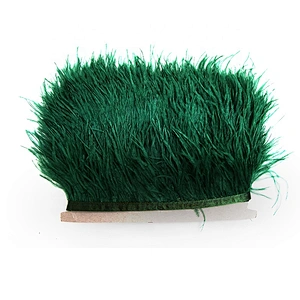 KAVATAR High quality ostrich feather decoration dress dress shoe hat ribbon feather decoration party trim craft