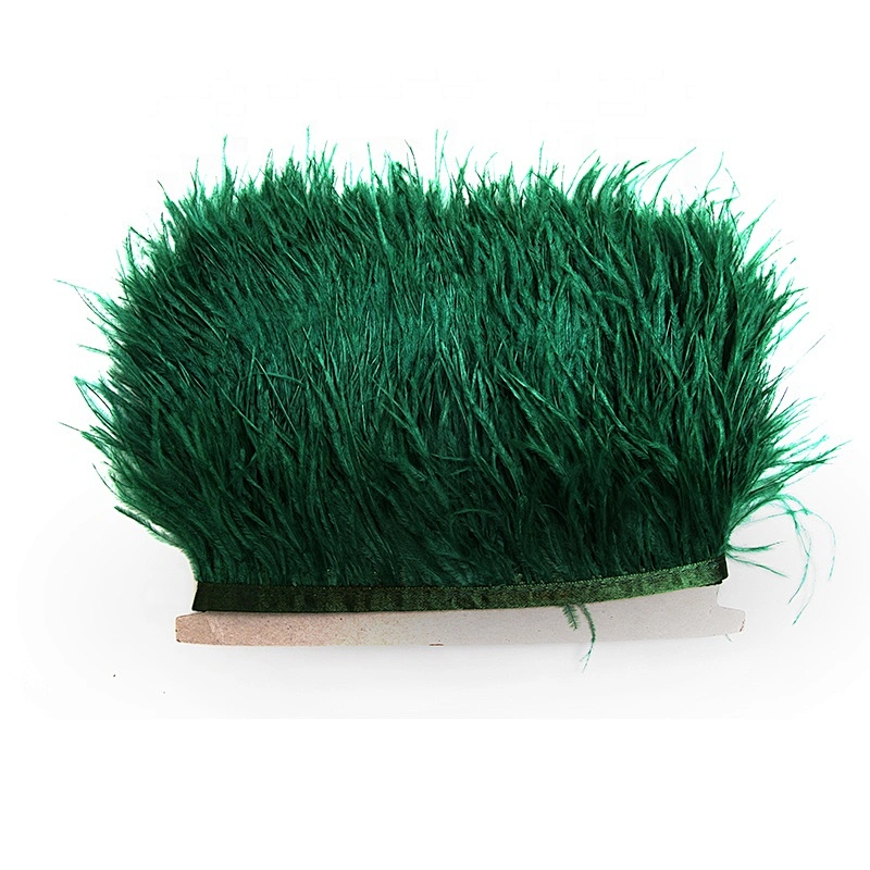 KAVATAR High quality ostrich feather decoration dress dress shoe hat ribbon feather decoration party trim craft