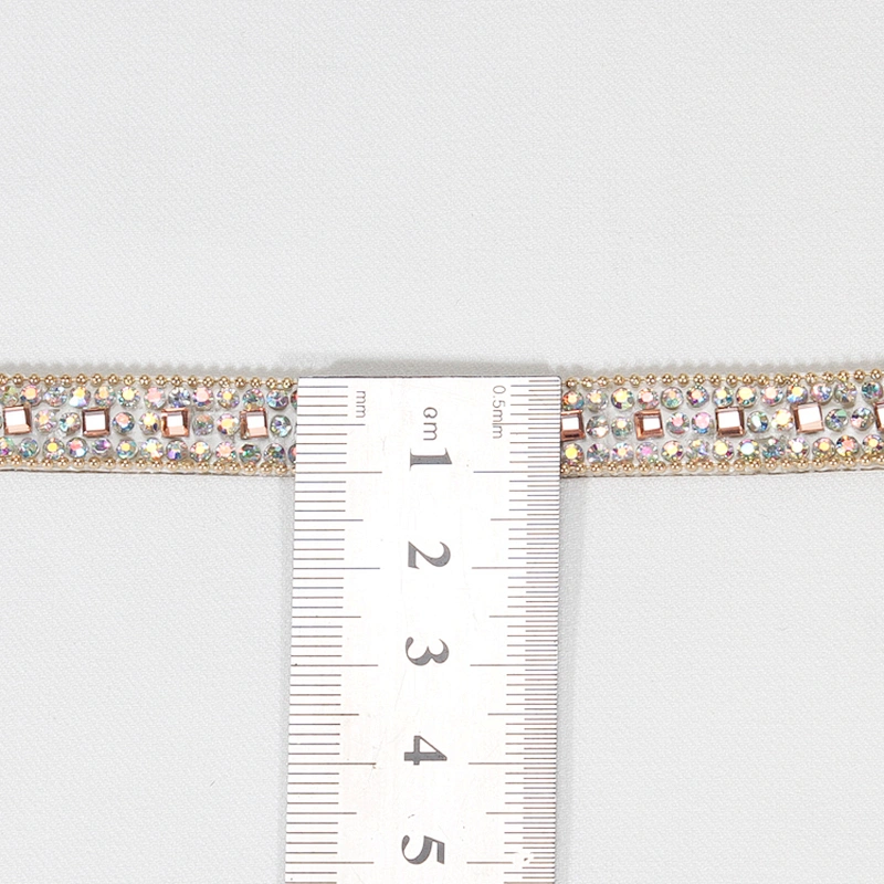 1cm Accessories Ball Decorated Rhinestone Beaded Hotfix Transfer Trim for Clothes Shoes etc