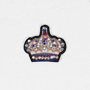 Beautiful Crown Shape Beaded Crystal Patches