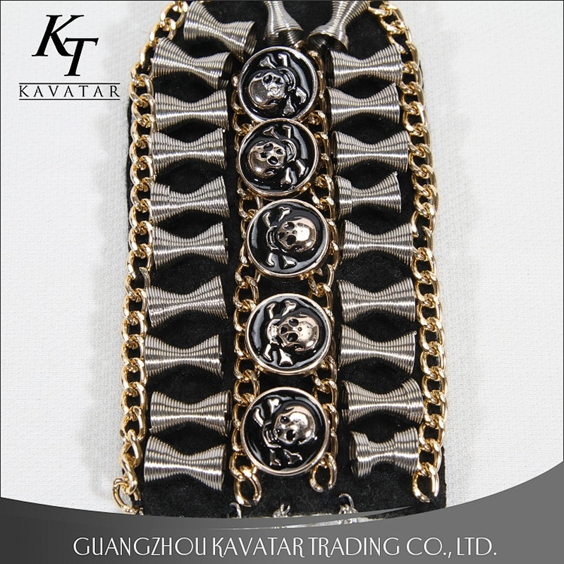 Shoulder Decoration Accessories Trim Patch With Chain For Jean