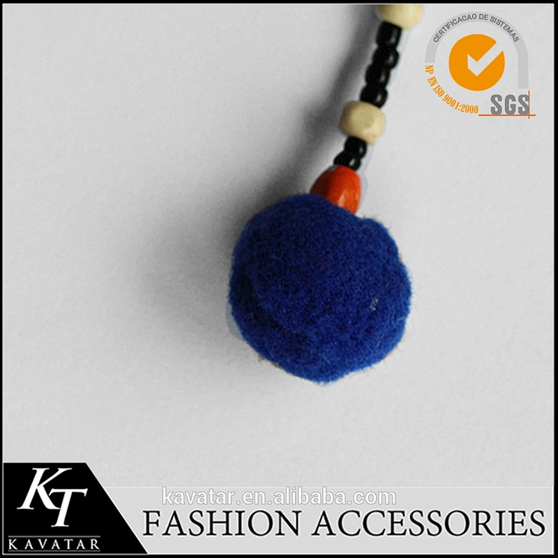 New Design Tassel curtain lace trimming lovely pom pom trim for dress
