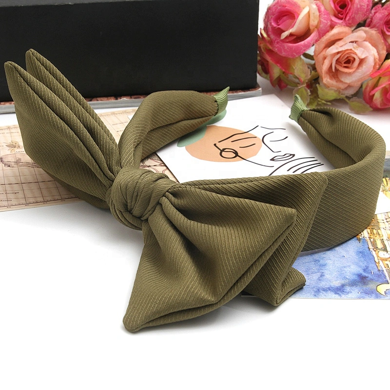 Winter headband  for girls hair accessories  rhinestone headbands for women  baroque knotted cute headbands