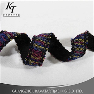 Fashionable ethnic embroidery ribbon lace trim for garment