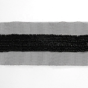 wholesale beaded trim in trimming crystal beaded Lace trim Sew on Clothes Accessories