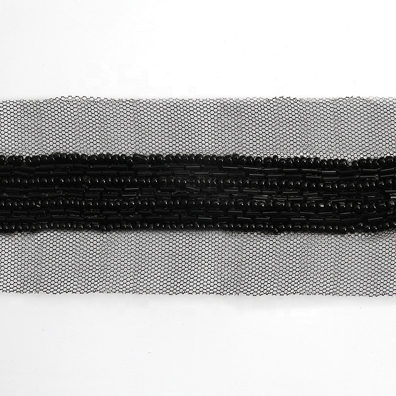 wholesale beaded trim in trimming crystal beaded Lace trim Sew on Clothes Accessories