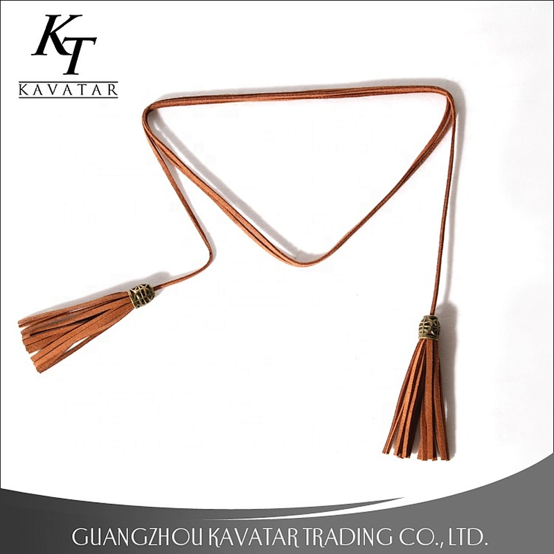 Factory Price Wholesale Beautiful Leather Tassel Rope Trims For Clothing