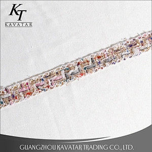 Hotsell decorative embroidery  ribbon trim wholesale