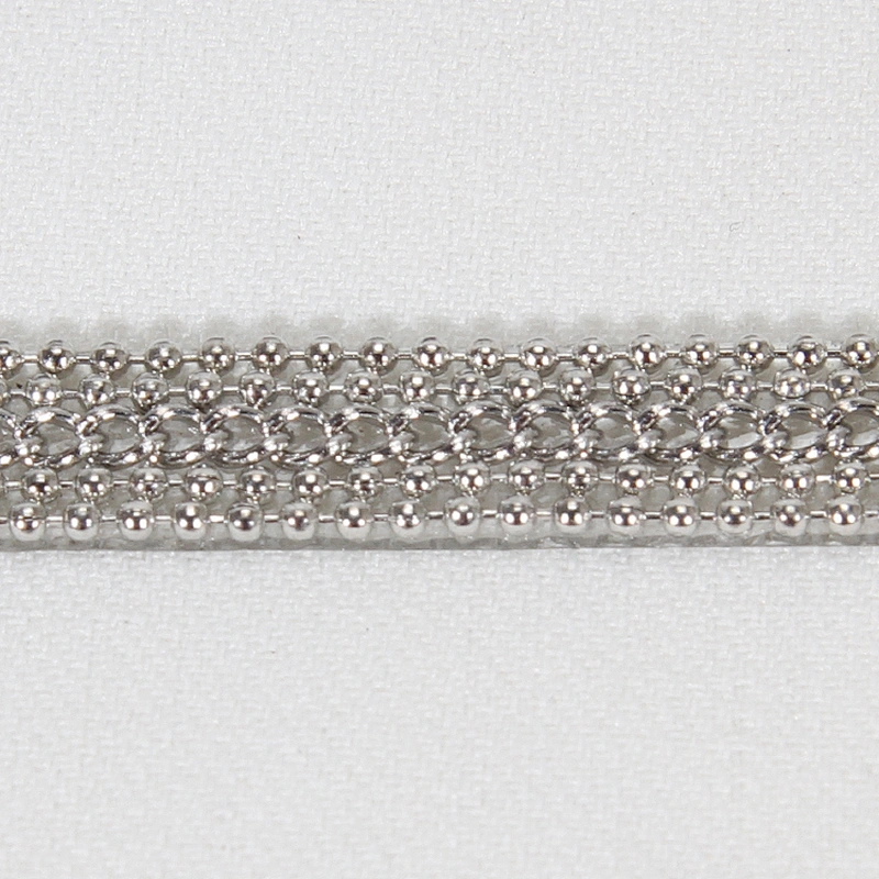 kavatar Accessories Chain Beaded Hot Fix Trim