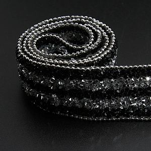 Kavatar Wholesale Theme Rhinestone 2019 Heat Transfer Designs Hot Fix Rhinestone Trim Iron on Trims