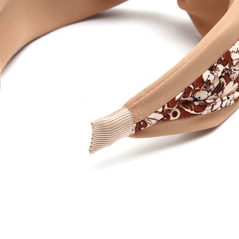 The design of headband Korean grid 2020 trend headband Polyester winter headband  for girls hair accessories