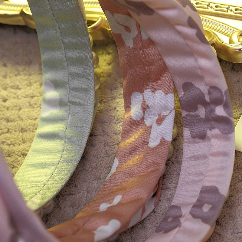 South Korea simple knot nail pearl hairband Europe and the United States with the same style retro polyester headband hairband