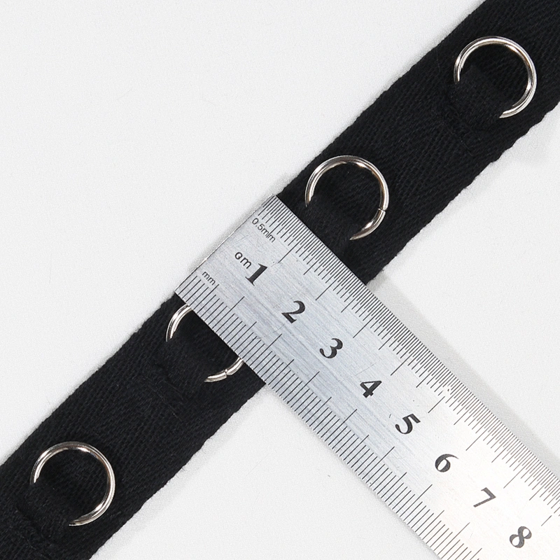 Classic style polyester/cotton herringbone tape trim with Copper ring