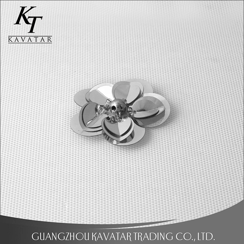 Fashion Beaded Sequins Flower Applique Patches For Dress