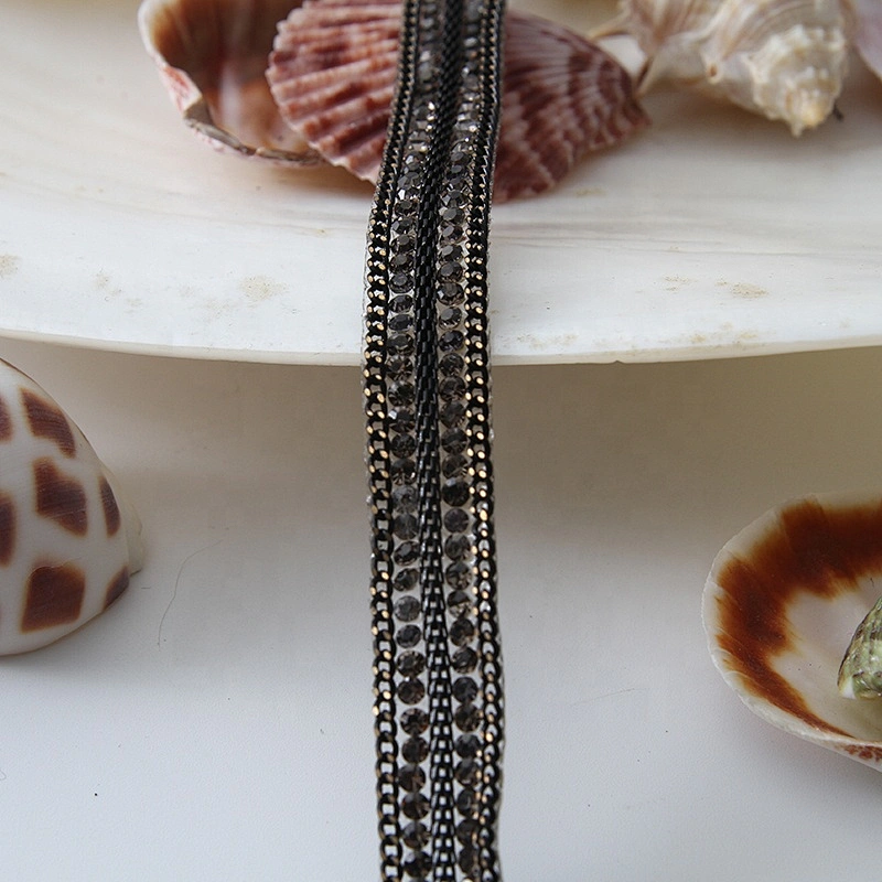 Custom hotfit sequin iron on trimming tape for shoes garment accessories wholesale