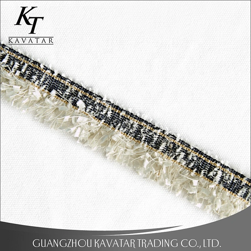Fashion embroidery ribbon wholesale colorful ribbon tassel trimming