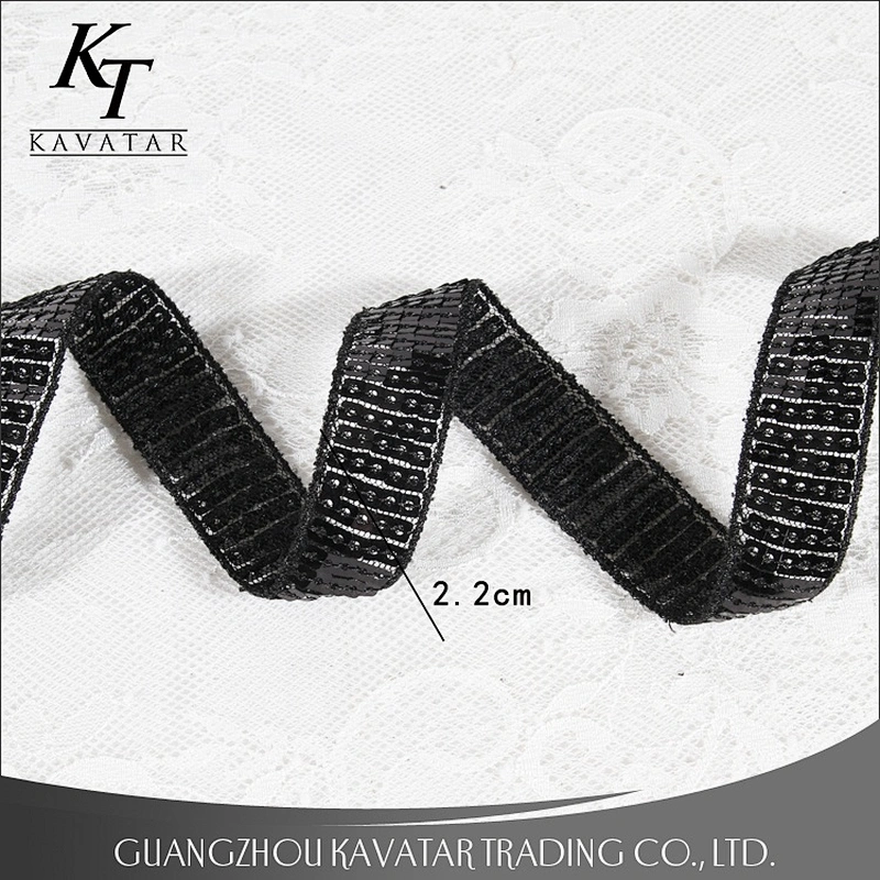 2.2cm width mini sequin trim tape wholesale