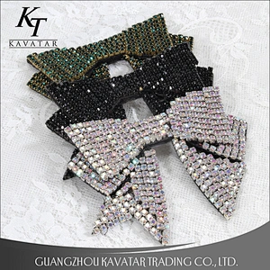 Shoe Accessories Crystal Beads Bow Patch Handmade Beads Rhinestone Bowknot Patch