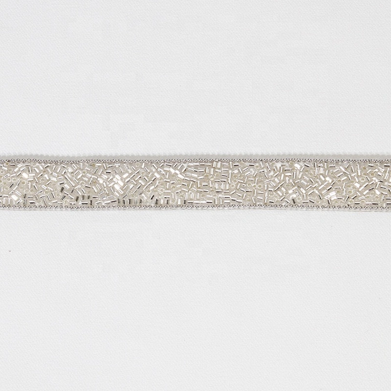 Kavatar Custom Decorative Accessories Chain Edging Pony Hot Fix Beads Trim
