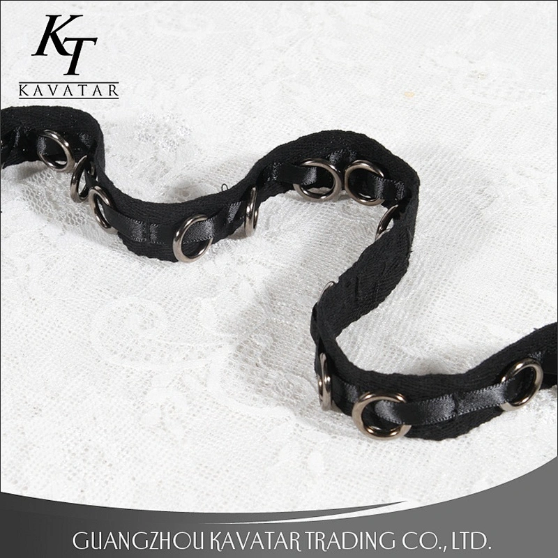 High Quality Polyester Herringbone Trim Tape With Accessories Hook For Decorative Pants